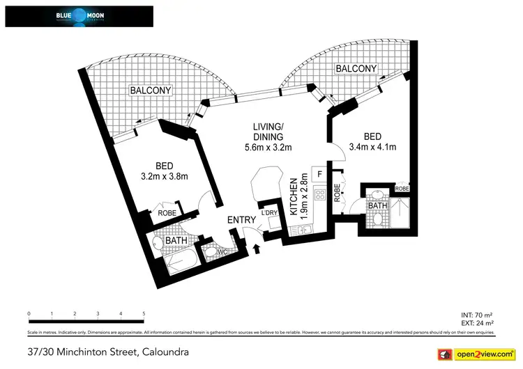 Floorplan of Homely apartment listing, Unit 37/30 Minchinton St, Caloundra QLD 4551