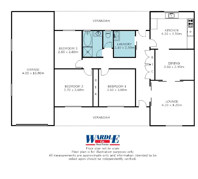 Floorplan of Homely house listing, 7 Cunningham St, Crystal Brook SA 5523