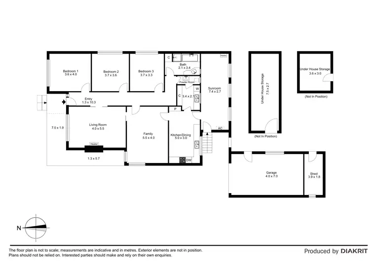Floorplan of Homely house listing, 45 Riviera Road, Avondale Heights VIC 3034