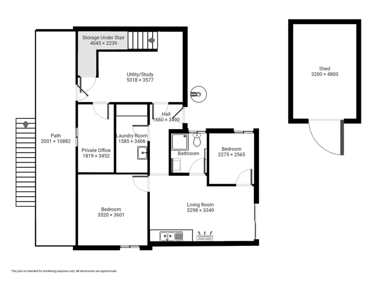 Floorplan of Homely house listing, 15 Emblen St, Eden NSW 2551