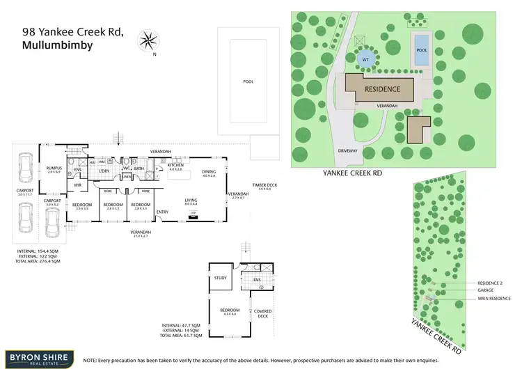 Floorplan of Homely rural property listing, 98 Yankee Creek Rd, Mullumbimby Creek NSW 2482