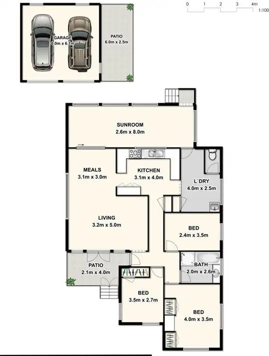 Floorplan of Homely house listing, 195 Hamilton Road, Wavell Heights QLD 4012