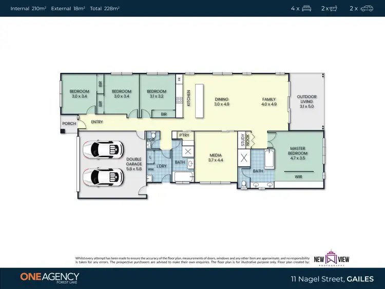 Floorplan of Homely house listing, 11 Nagel St, Gailes QLD 4300