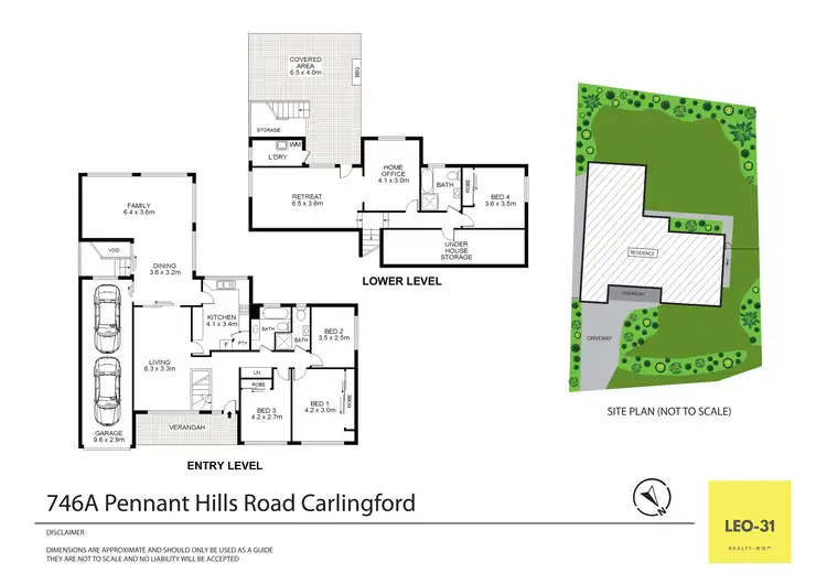 Floorplan of Homely house listing, 746A Pennant Hills Rd, Carlingford NSW 2118