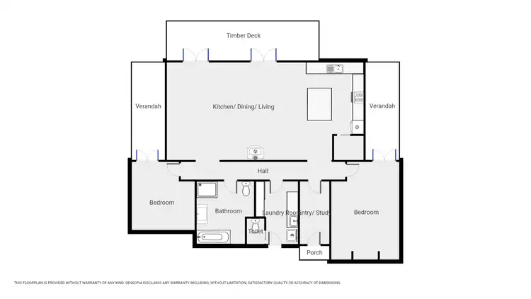 Floorplan of Homely house listing, 27 Lennox Rd, Halls Gap VIC 3381