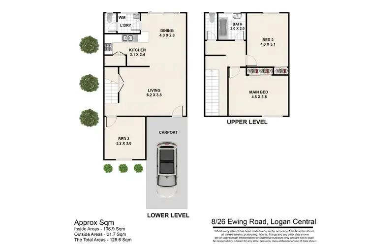 Floorplan of Homely unit listing, Unit 8/26 Ewing Rd, Logan Central QLD 4114