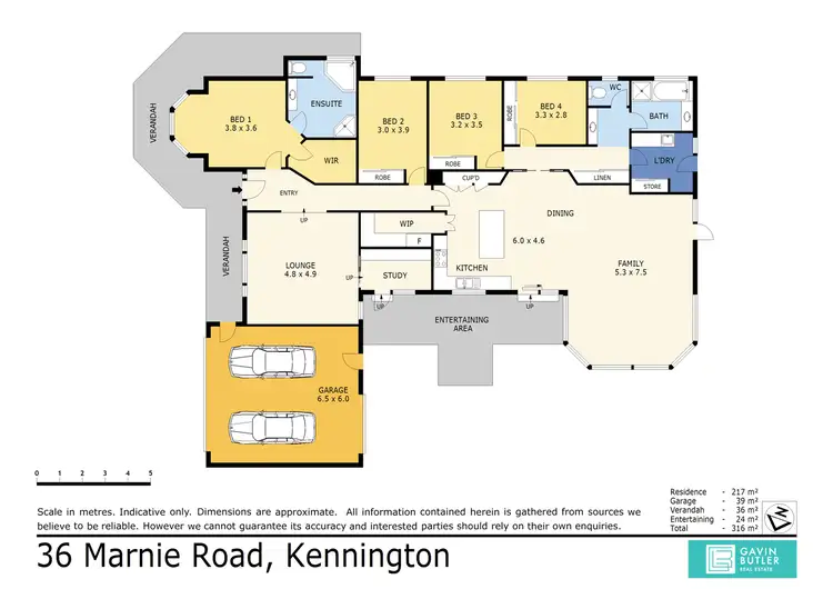 Floorplan of Homely house listing, 36 Marnie Rd, Kennington VIC 3550