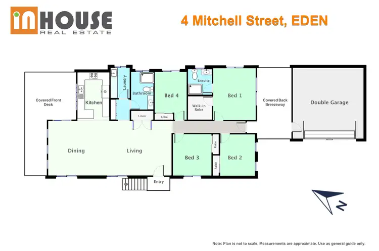 Floorplan of Homely house listing, 4 Mitchell St, Eden NSW 2551