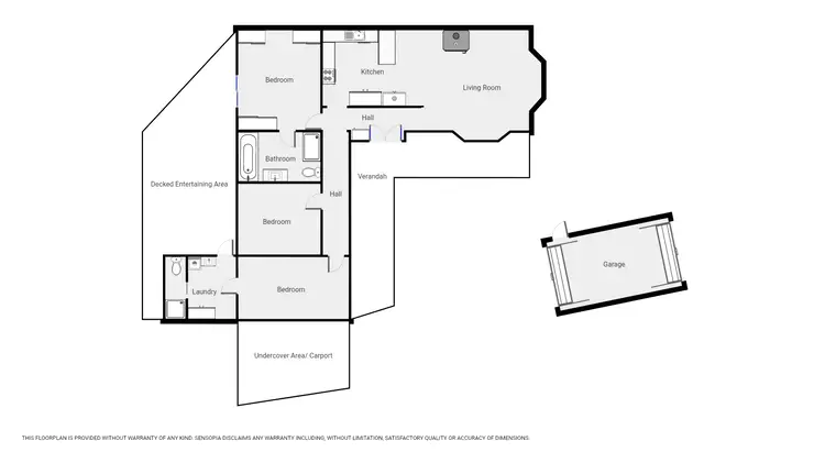 Floorplan of Homely house listing, 8 Hemley Ct, Halls Gap VIC 3381