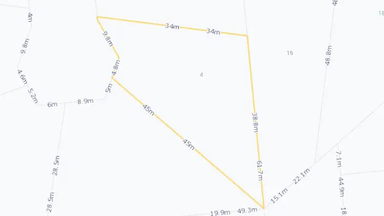 Floorplan of Homely land listing, 4 Walnut Ct, Macleay Island QLD 4184