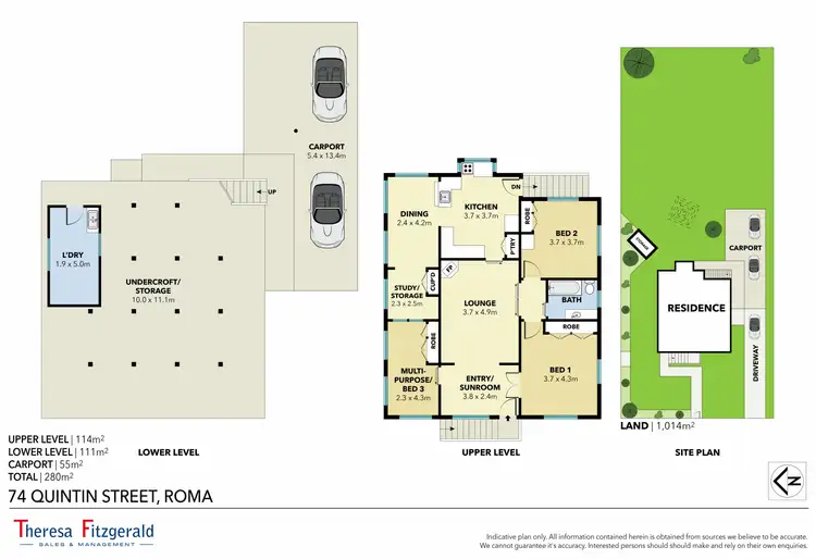 Floorplan of Homely house listing, 74 Quintin St, Roma QLD 4455