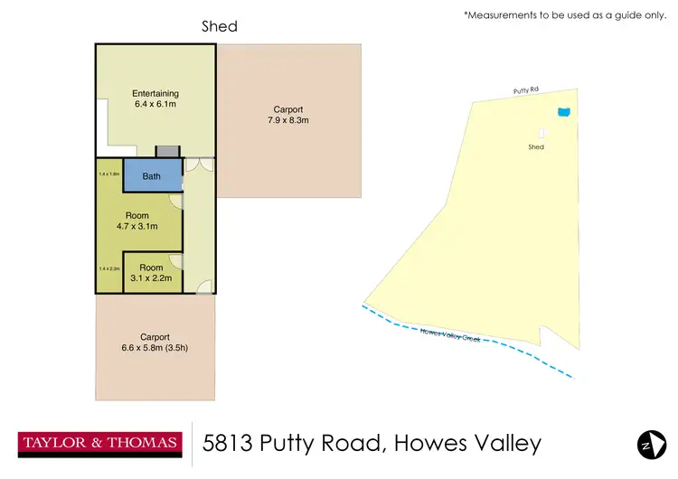 Floorplan of Homely rural property listing, 5813 Putty Rd, Howes Valley NSW 2330