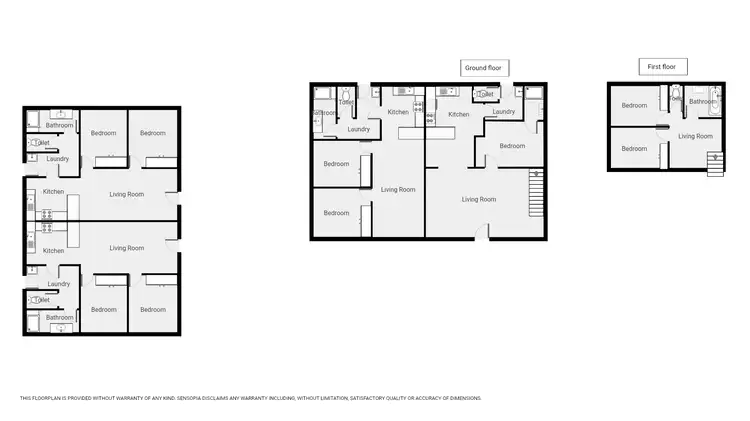 Floorplan of Homely unit listing, 1-4/3 Sutherland Street, Stawell VIC 3380
