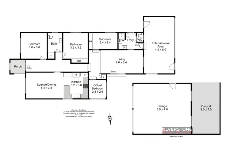 Floorplan of Homely house listing, 16 Lloyd St, Ulverstone TAS 7315