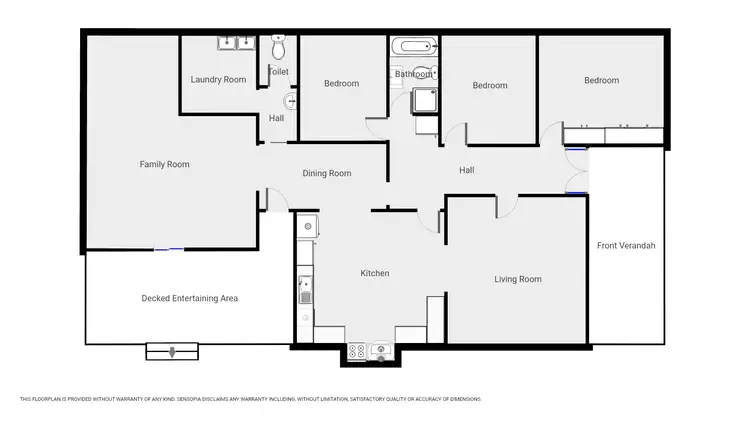 Floorplan of Homely house listing, 56 Gertrude St, Stawell VIC 3380