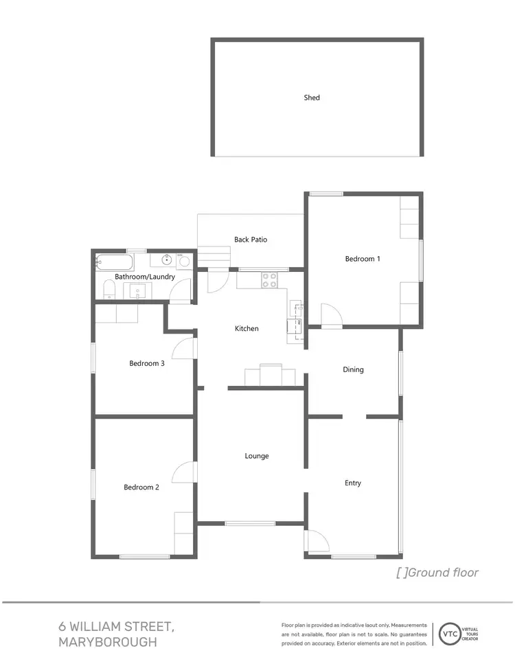 Floorplan of Homely house listing, 6 William St, Maryborough QLD 4650