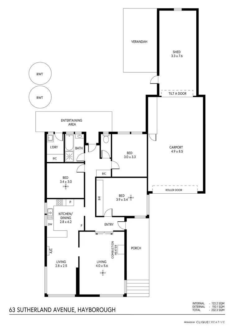 Floorplan of Homely house listing, 63 Sutherland Ave, Hayborough SA 5211