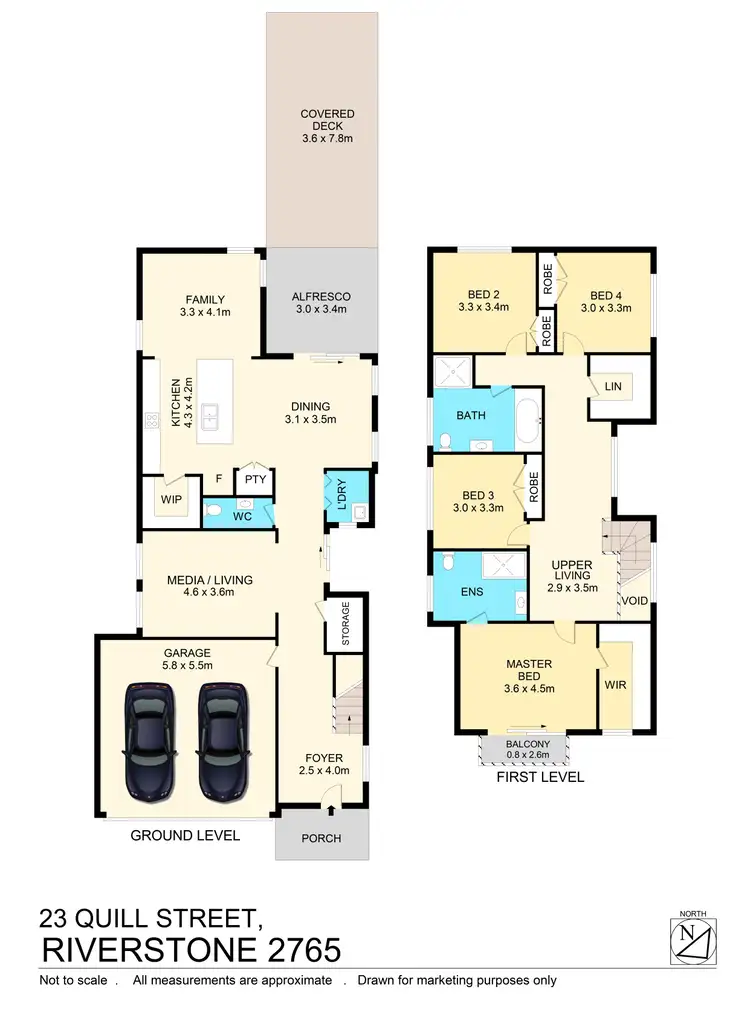 Floorplan of Homely house listing, 23 Quill St, Riverstone NSW 2765