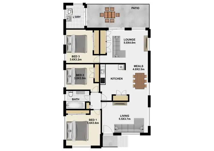 Floorplan of Homely house listing, 60 Cypress St, Inala QLD 4077