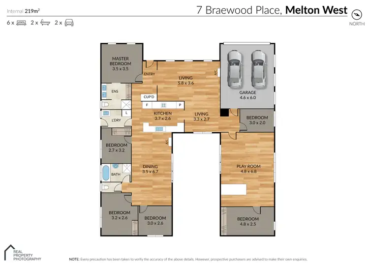 Floorplan of Homely house listing, 7 Braewood Pl, Melton West VIC 3337