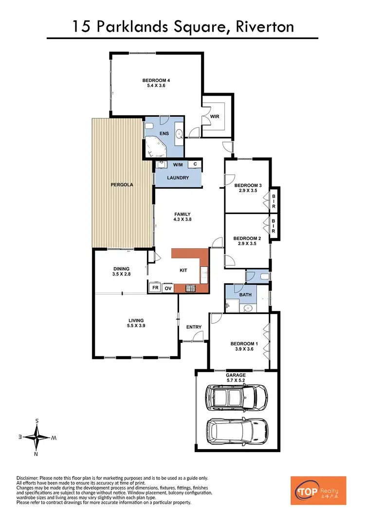 Floorplan of Homely house listing, 15 Parklands Square, Riverton WA 6148