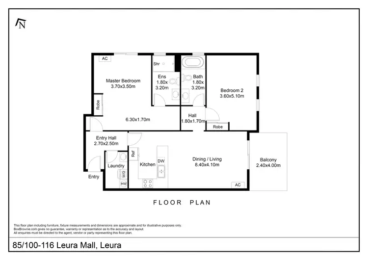 Floorplan of Homely apartment listing, 85/100-116 Leura Mall, Leura NSW 2780