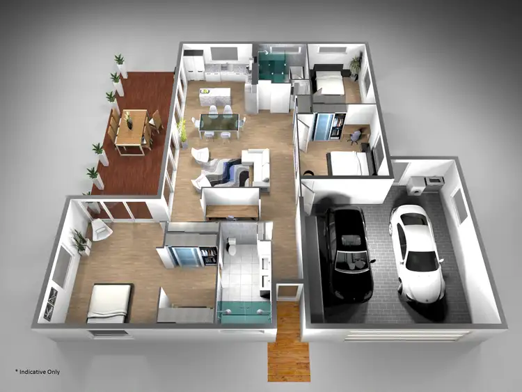 Floorplan of Homely house listing, 1 Purtaboi Cl, Mission Beach QLD 4852