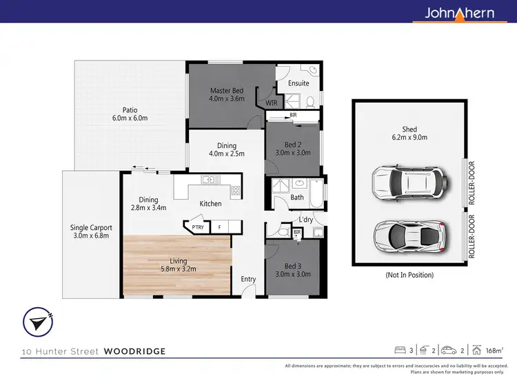 Floorplan of Homely house listing, 10 Hunter St, Woodridge QLD 4114