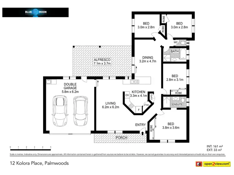 Floorplan of Homely house listing, 12 Kolora Pl, Palmwoods QLD 4555