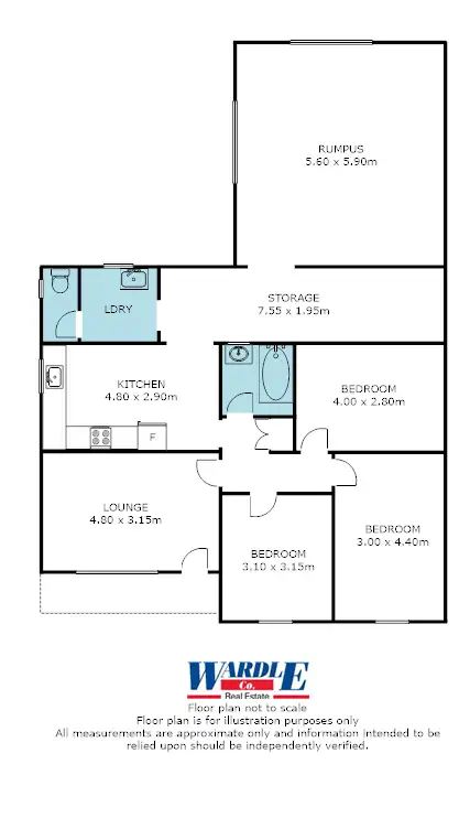 Floorplan of Homely house listing, 12 Lyons St, Crystal Brook SA 5523