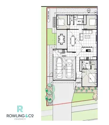 Floorplan of Homely semi-detached listing, Unit 1/15 Ochre Cres, Caloundra West QLD 4551