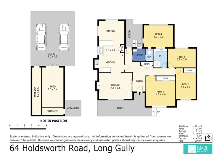 Floorplan of Homely house listing, 64 Holdsworth Rd, Long Gully VIC 3550