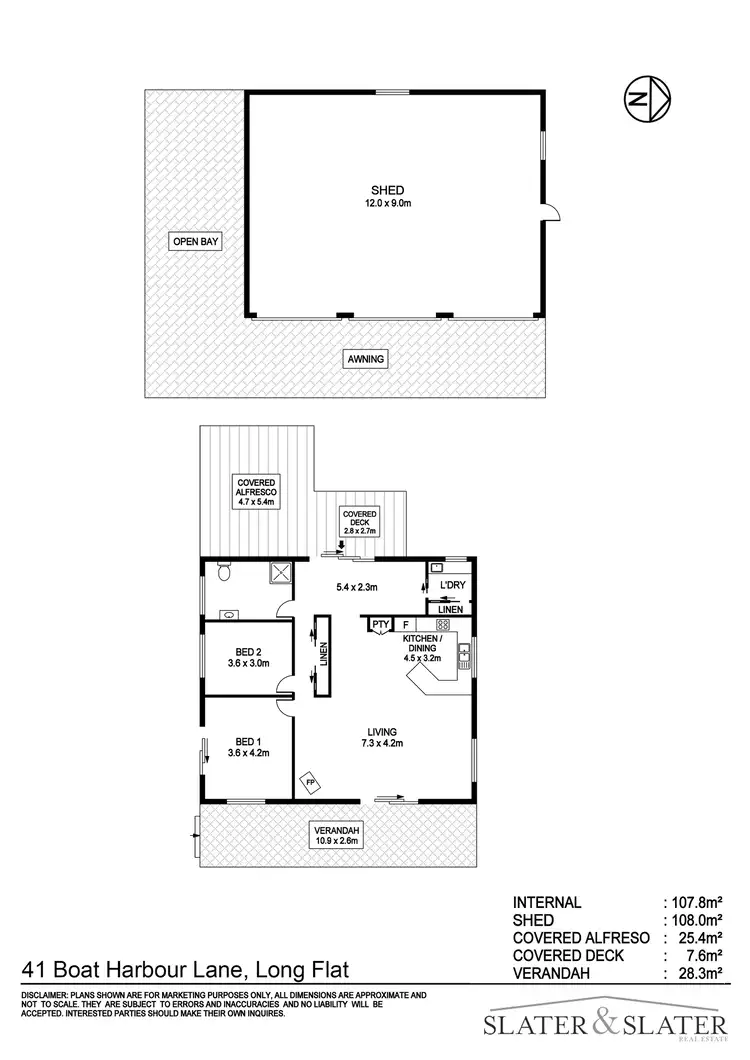 Floorplan of Homely rural property listing, 41 Boat Harbour Lane, Long Flat NSW 2446