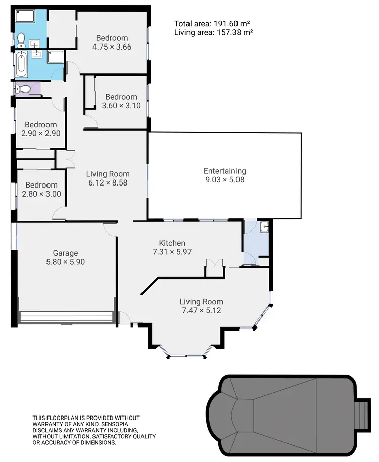 Floorplan of Homely house listing, 5 Daintree Pl, Riverhills QLD 4074