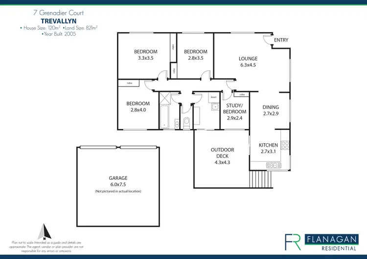 Floorplan of Homely house listing, 7 Grenadier Ct, Trevallyn TAS 7250