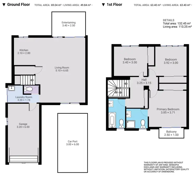 Floorplan of Homely townhouse listing, 13/250 Sumners Rd, Riverhills QLD 4074