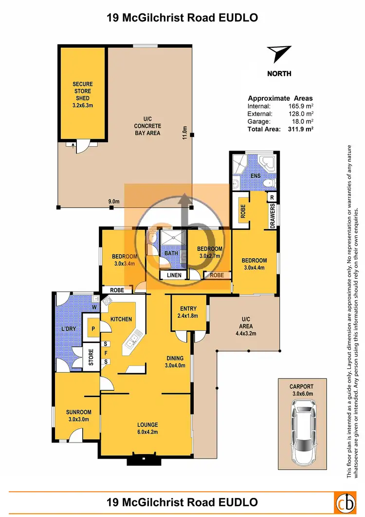 Floorplan of Homely house listing, 19 McGilchrist Rd, Eudlo QLD 4554