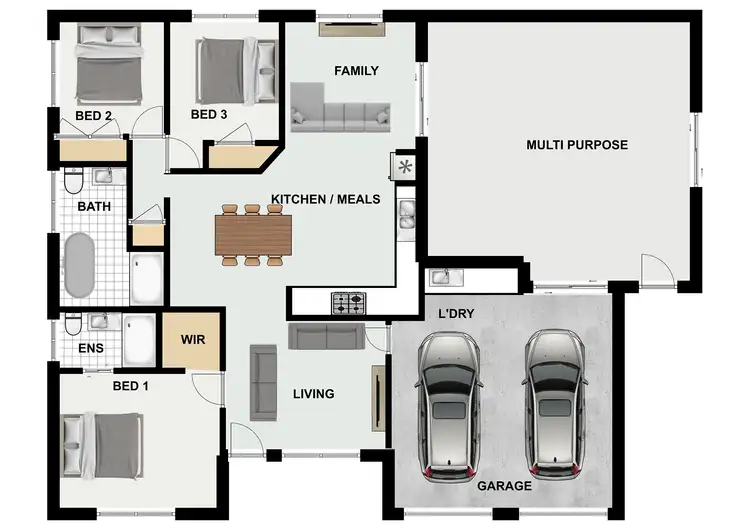 Floorplan of Homely house listing, 2 Green Pl, Durack QLD 4077