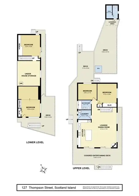 Floorplan of Homely house listing, 127 Thompson St, Scotland Island NSW 2105