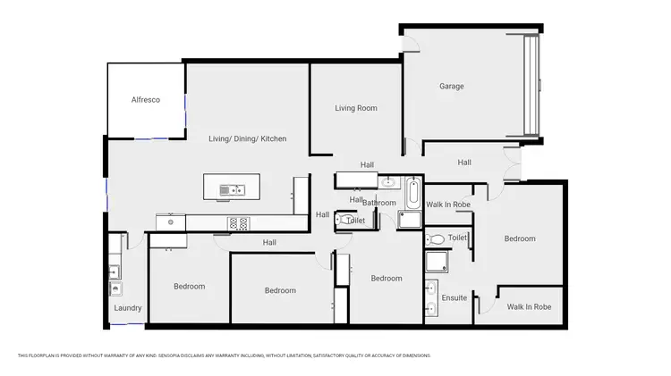 Floorplan of Homely house listing, 8 Holmes Ct, Stawell VIC 3380