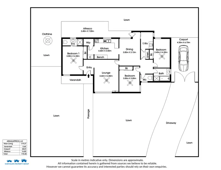 Floorplan of Homely house listing, 26 Alawoona Rd, Munno Para SA 5115