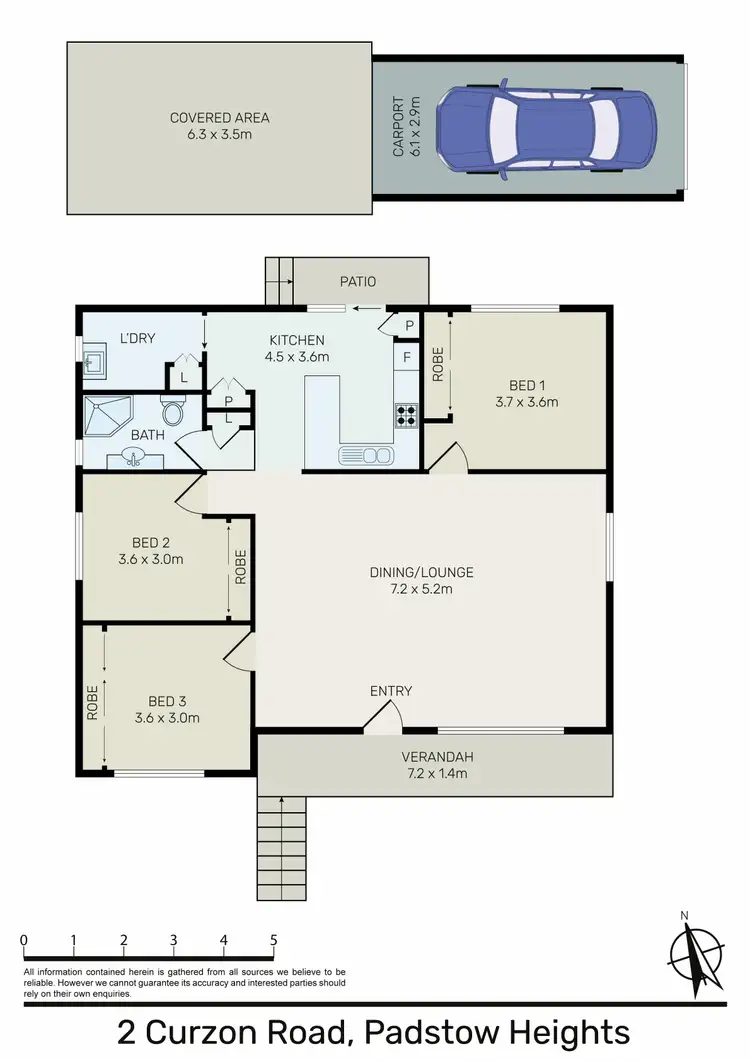 Floorplan of Homely house listing, 2 Curzon Rd, Padstow Heights NSW 2211