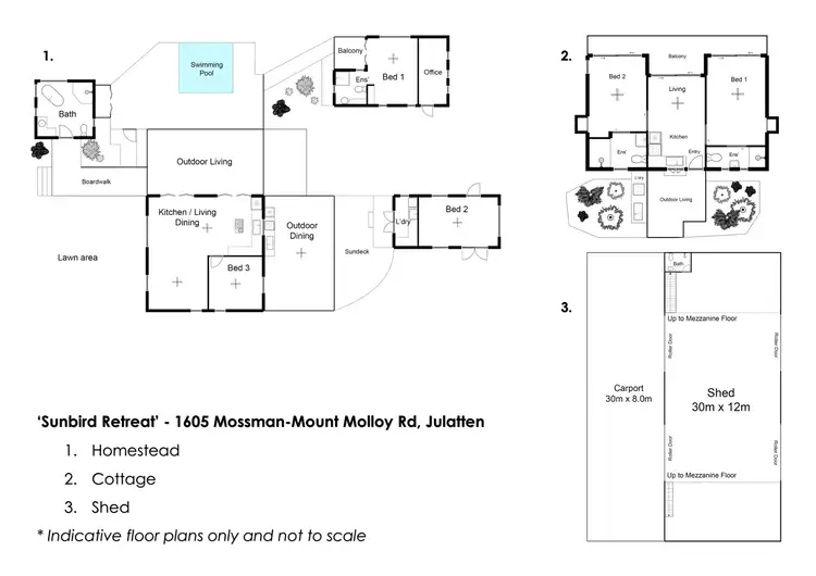 Floorplan of Homely rural property listing, 1605 Mossman Mount Molloy Rd, Julatten QLD 4871