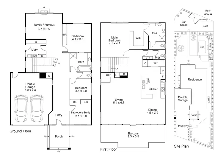 Floorplan of Homely house listing, 54 Beach Rd, Mentone VIC 3194