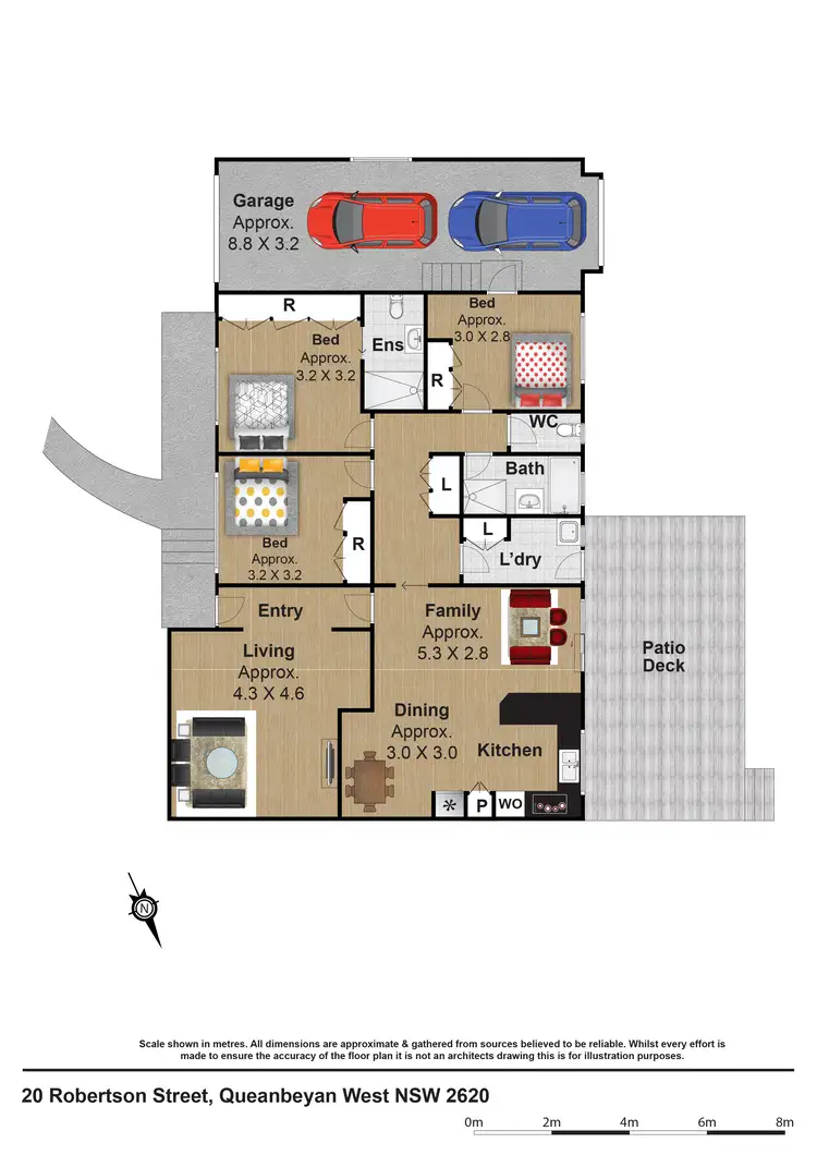 Floorplan of Homely house listing, 20 Robertson St, Queanbeyan West NSW 2620