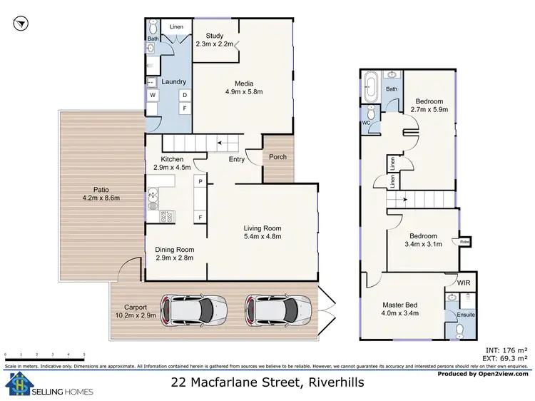 Floorplan of Homely house listing, 22 Macfarlane St, Riverhills QLD 4074