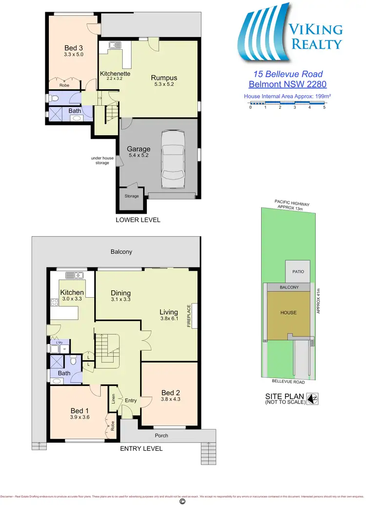 Floorplan of Homely house listing, 15 Bellevue Rd, Belmont NSW 2280
