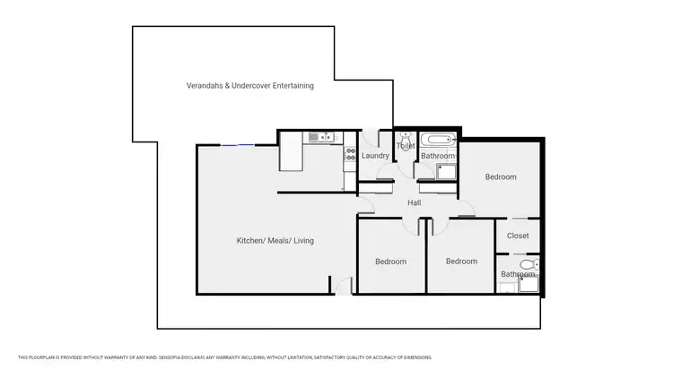 Floorplan of Homely house listing, 125 Vineyard Rd Concongella Via, Stawell VIC 3380