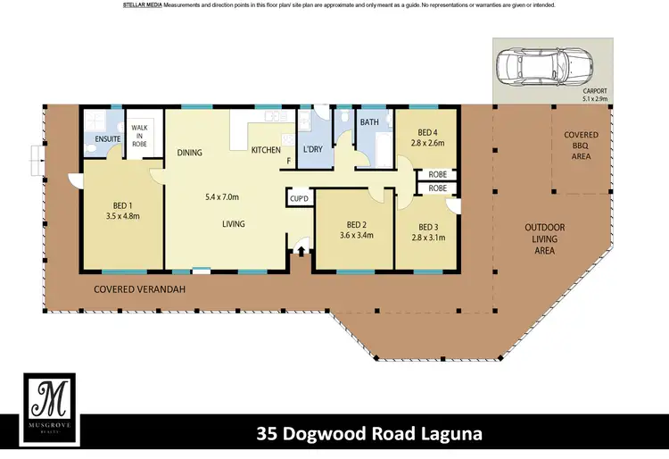 Floorplan of Homely rural property listing, 35 Dogwood Road, Laguna NSW 2325