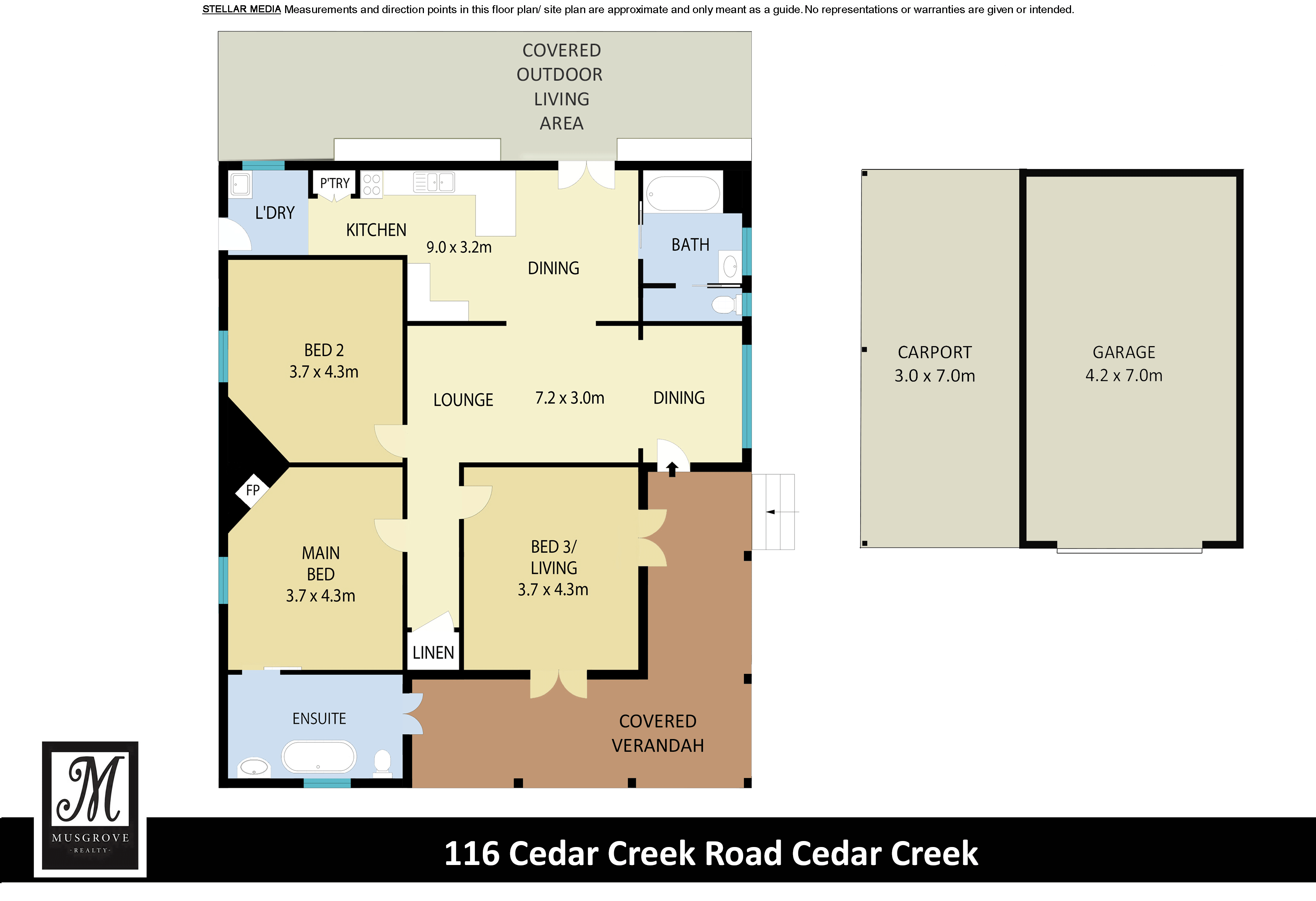 Floorplan of Homely rural property listing, 116 Cedar Creek Rd, Cedar Creek NSW 2325